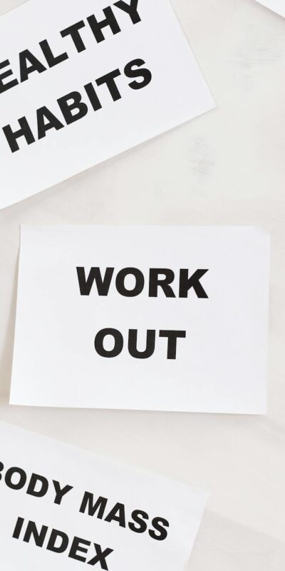 Collection of motivational health and fitness messages on cards. Inspire healthy habits and lifestyle changes.